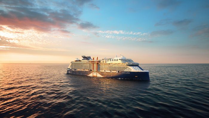 A photo of the Celebrity Apex cruise ship